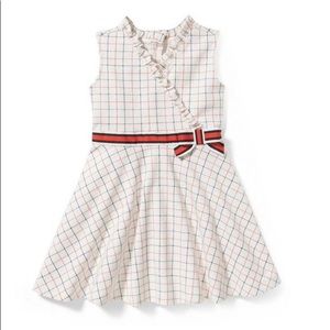 Janie & Jack Windowpane Ponte Dress